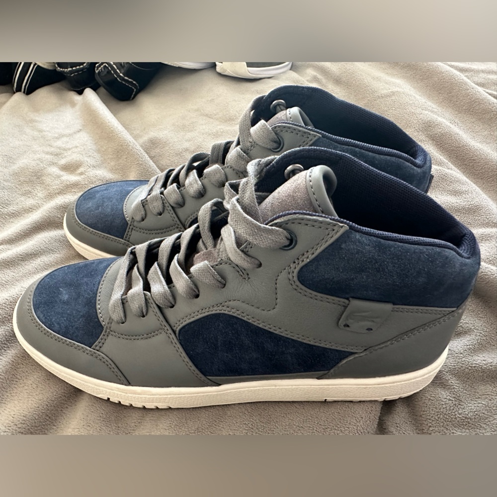 Never Worn! Lacoste Midtop Sneakers